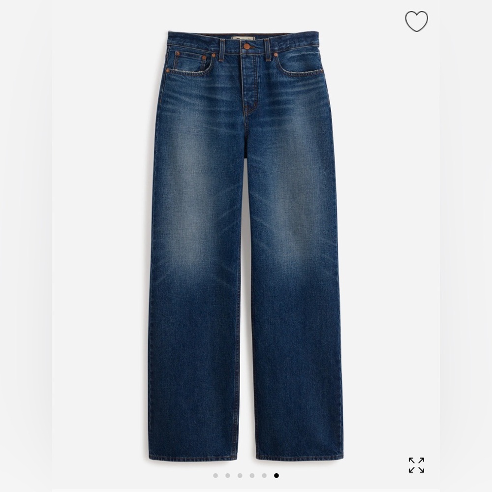 Madewell low-slung baggy jeans in moffat wash
